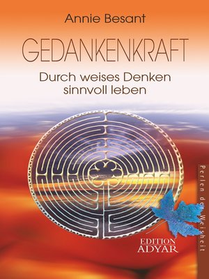 cover image of Gedankenkraft--Durch weises Denken sinnvoll leben